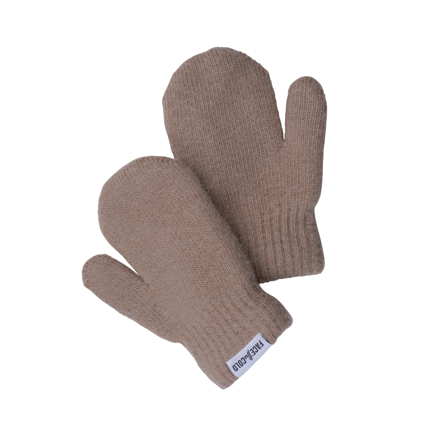 MINN Kids soft double layer knit classic mittens - Beige