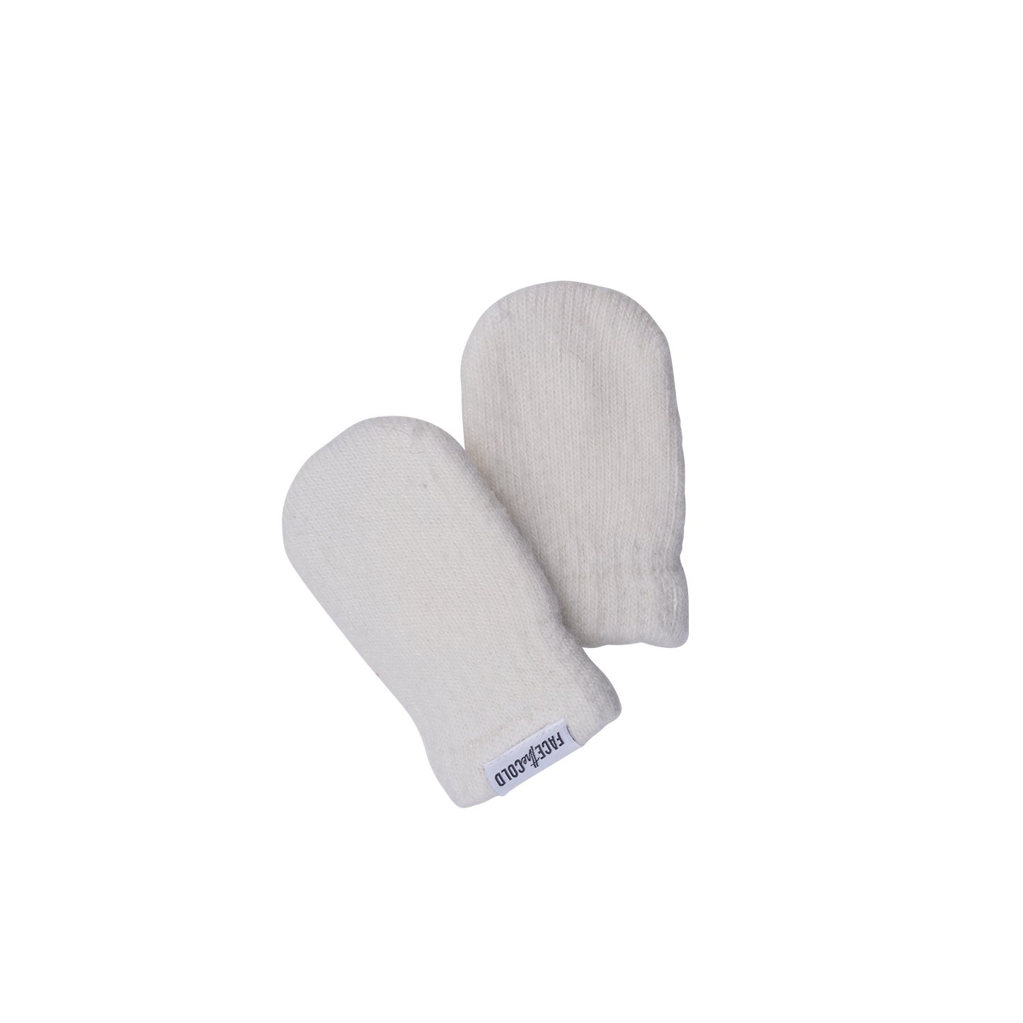 MINN Baby soft double layer knit classic mittens - Cream