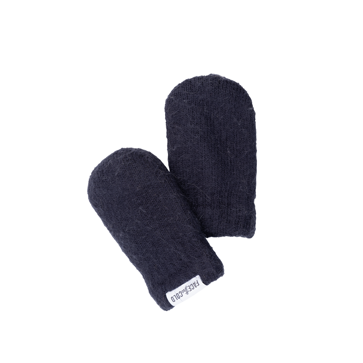 MINN Baby soft double layer knit classic mittens - Dark Blue