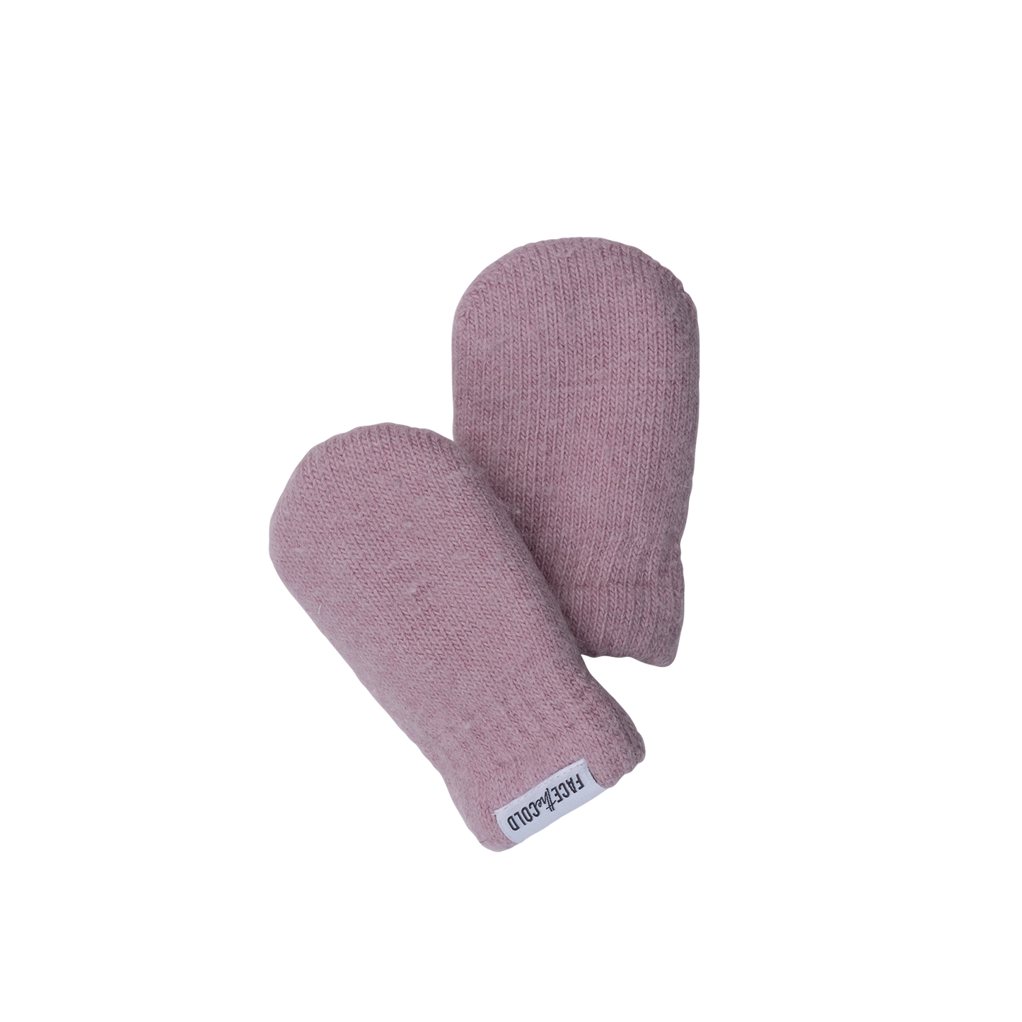 MINN Baby soft double layer knit classic mittens - Dusty Rose