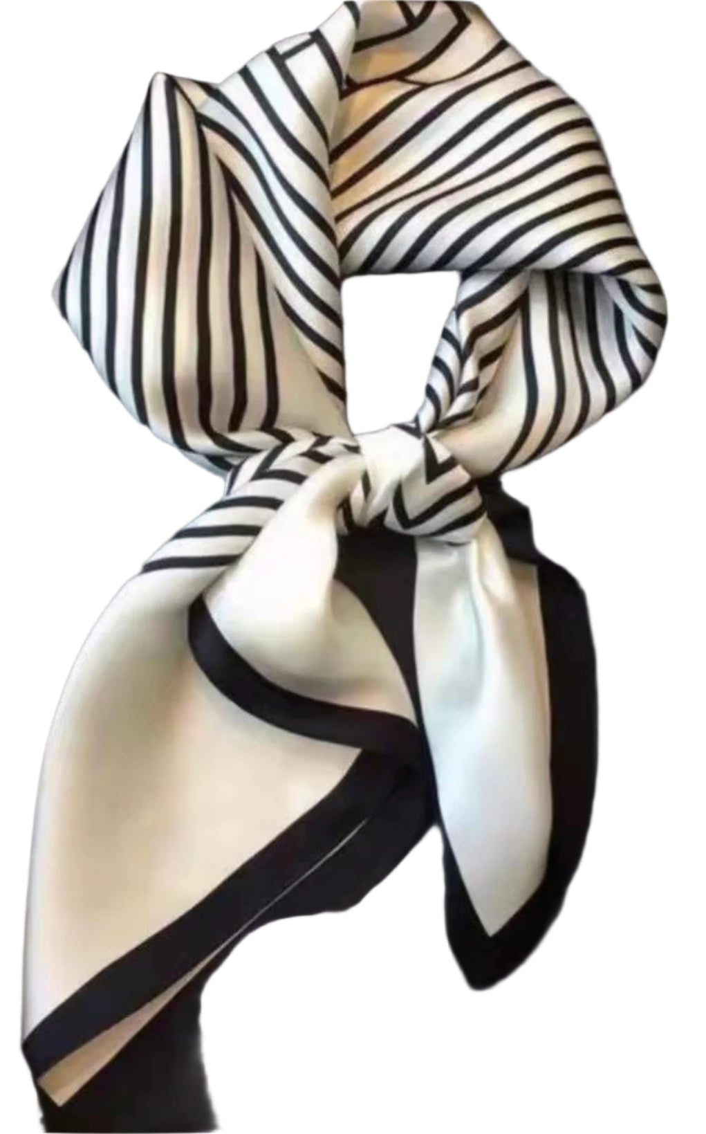 SOMR Stripe Silk scarf