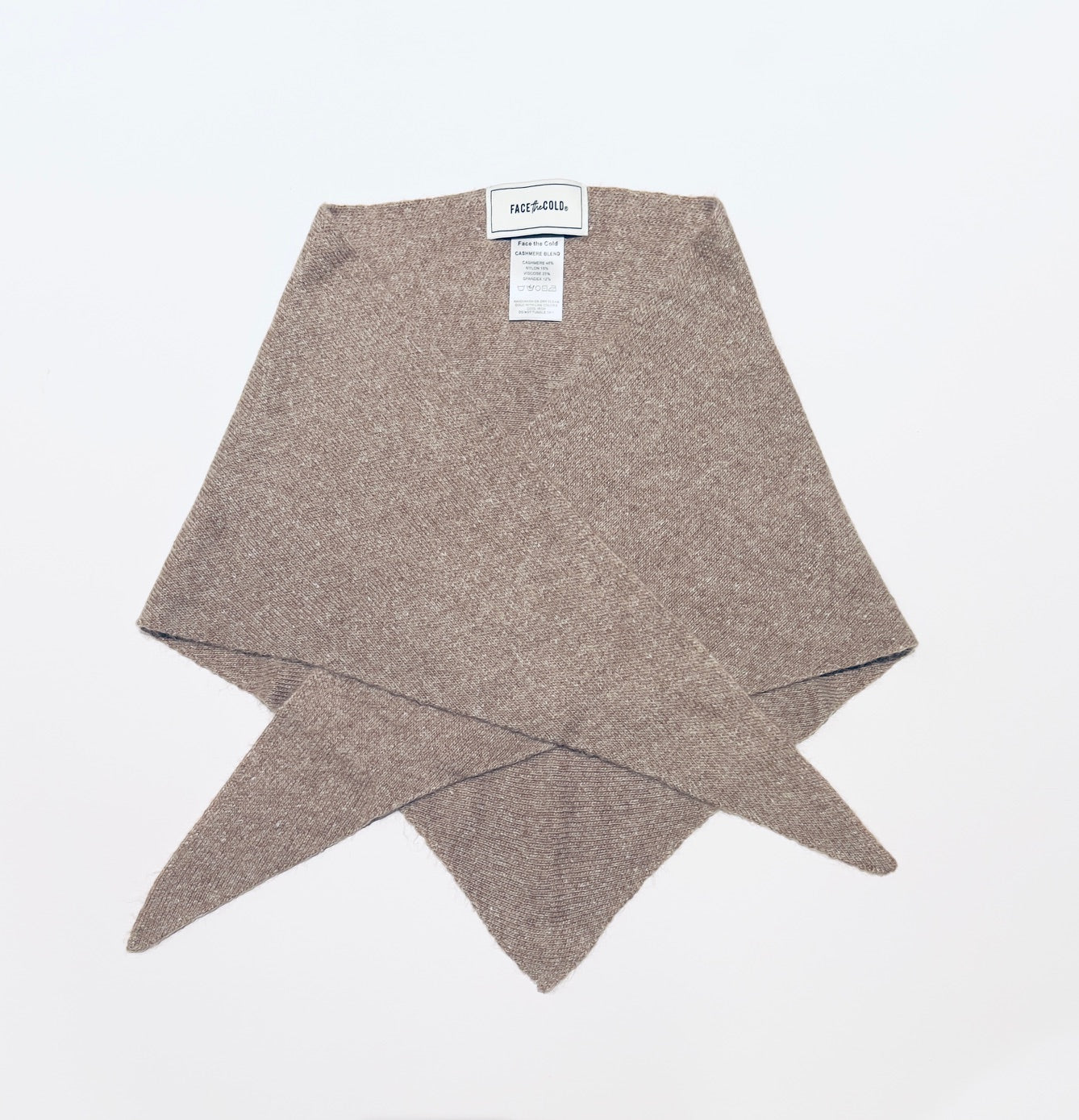 Cashmere blend triangle scarf