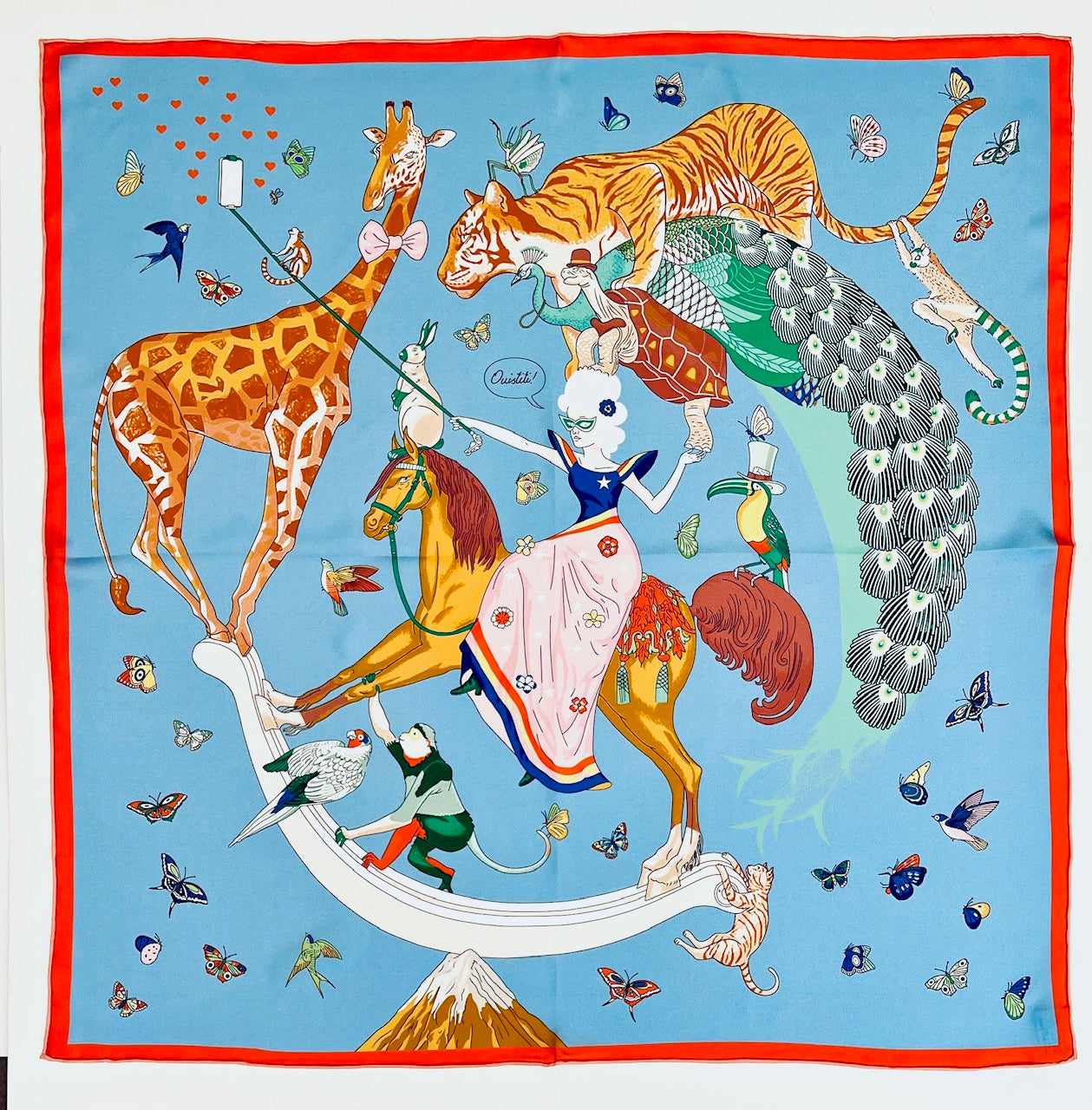 SOMR Summer circus Silk scarf