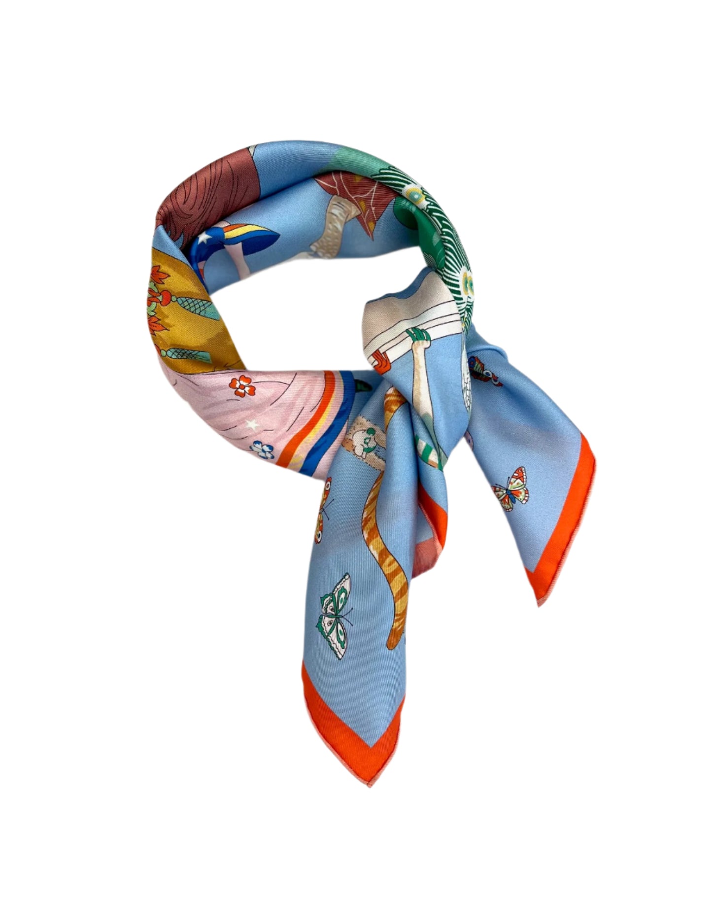 SOMR Summer circus Silk scarf