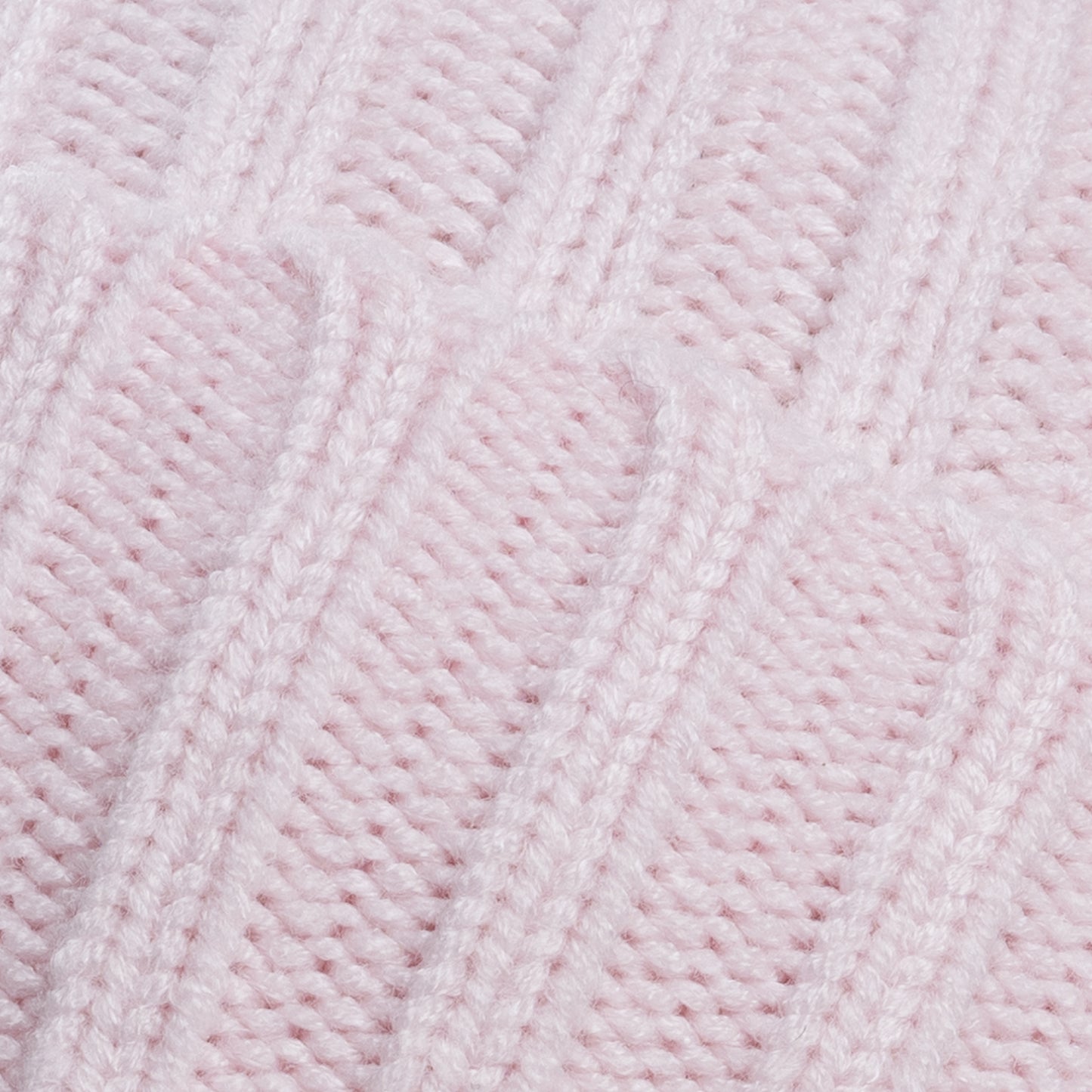 BJØRN Kids double pom pom beanie - Pastel pink