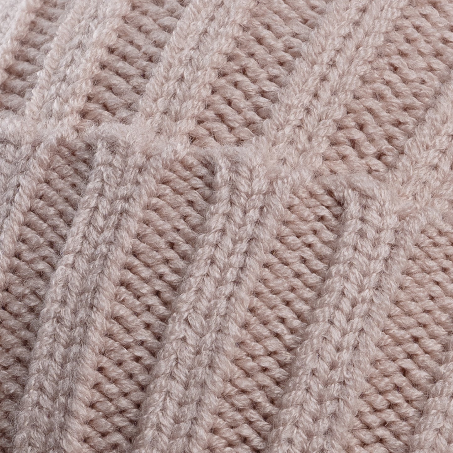 BJØRN Kids double pom pom beanie - NEW Dark Beige