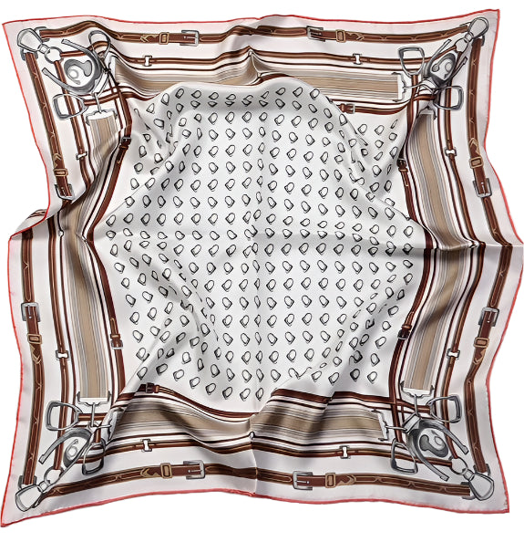 SOMR Horseshoe Silk scarf