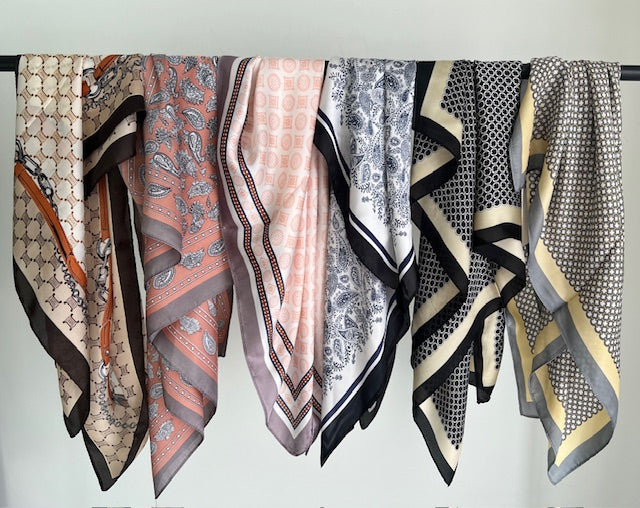 Satin scarves