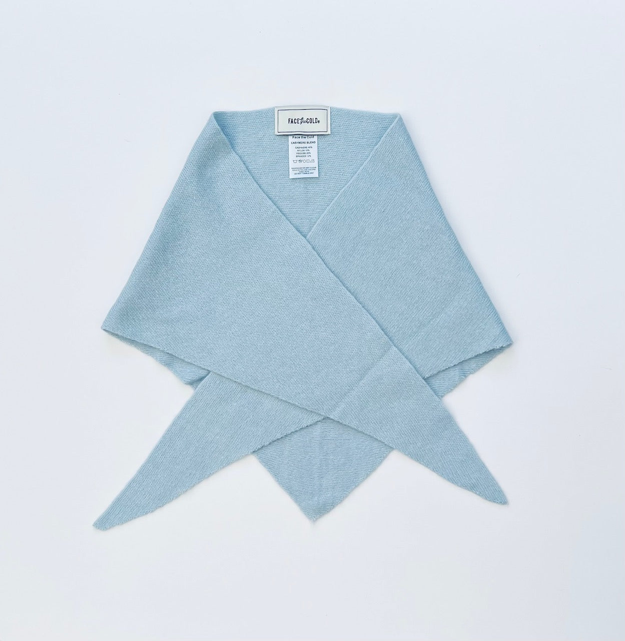 Cashmere blend triangle scarf