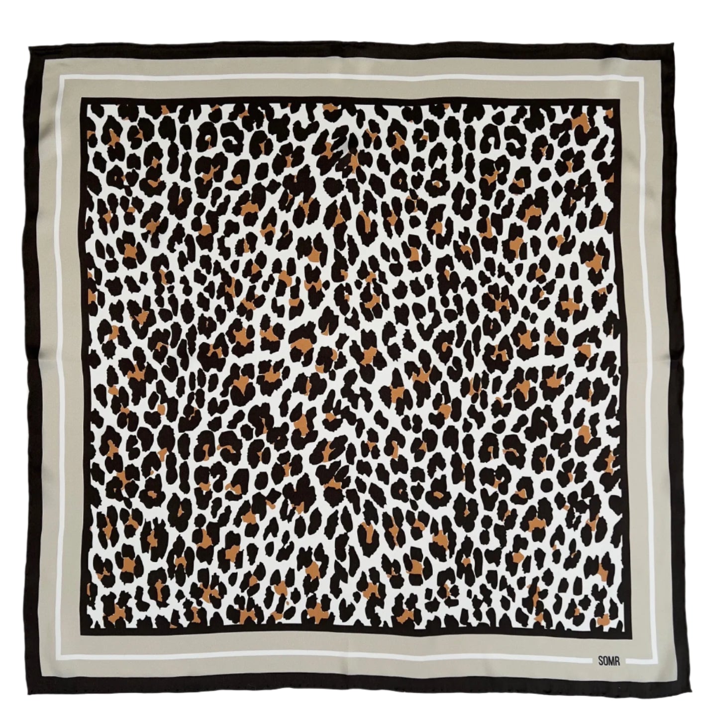 SOMR Leopard Silk scarf