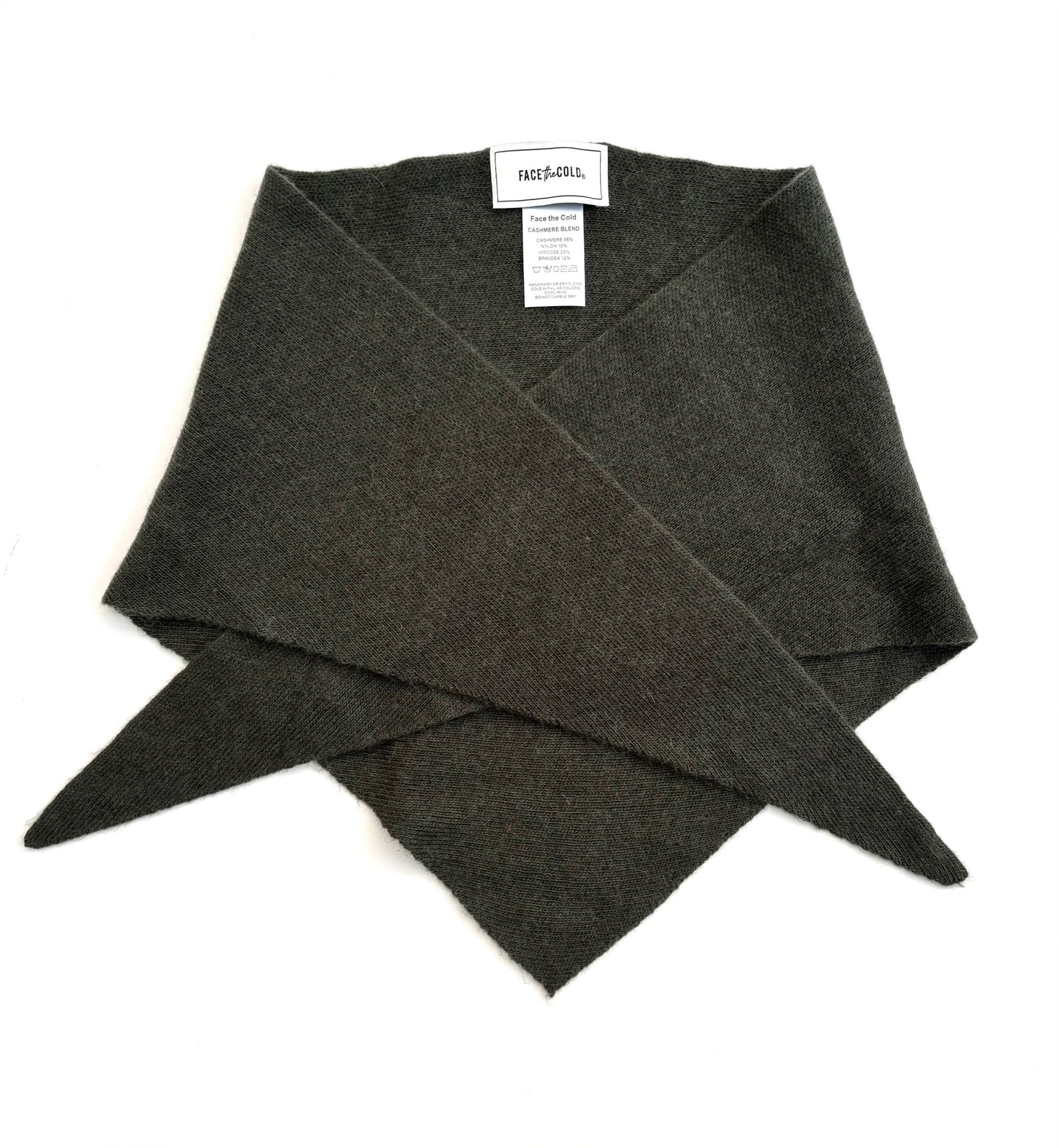 Cashmere blend triangle scarf NEW