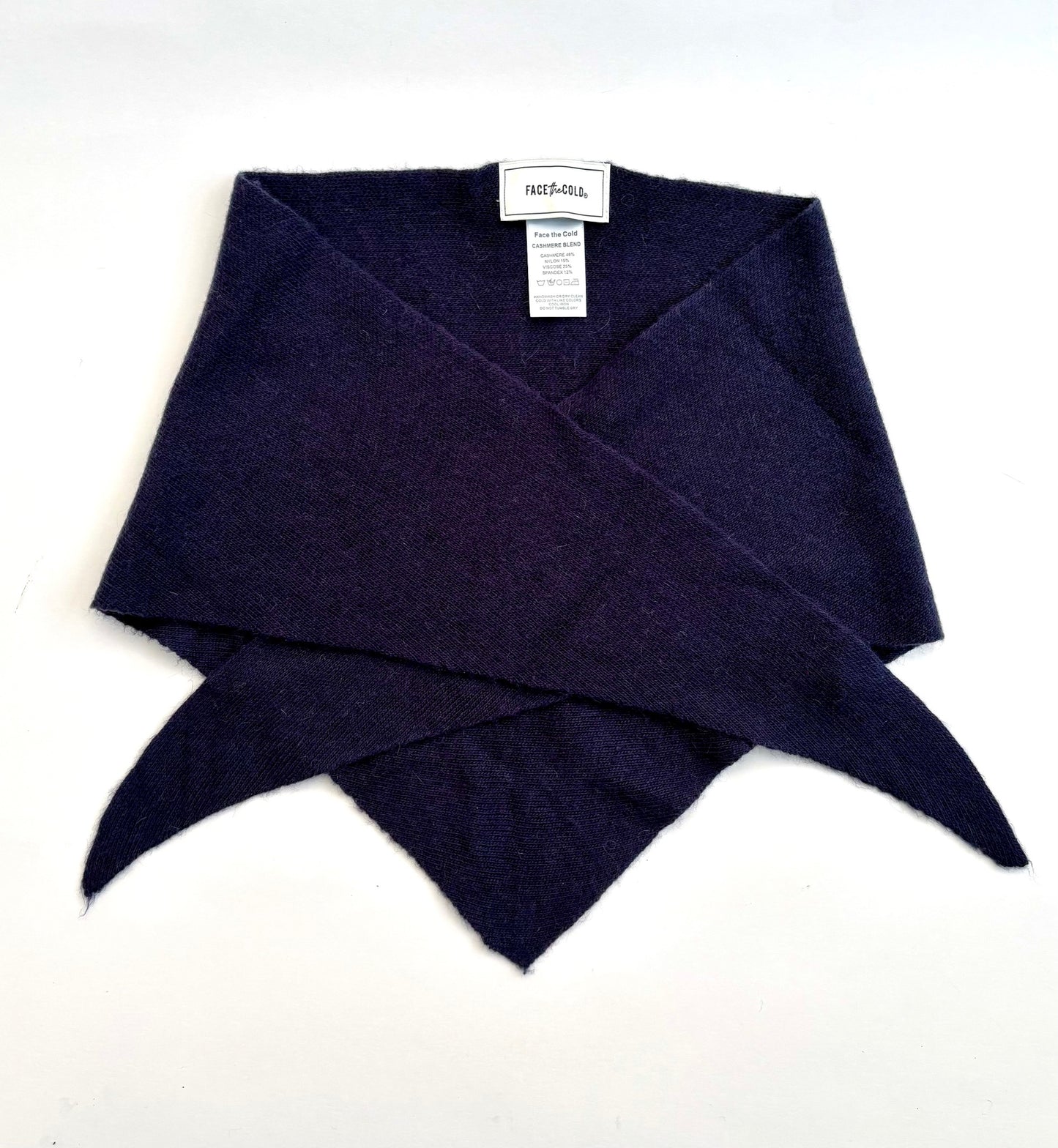 Cashmere blend triangle scarf NEW