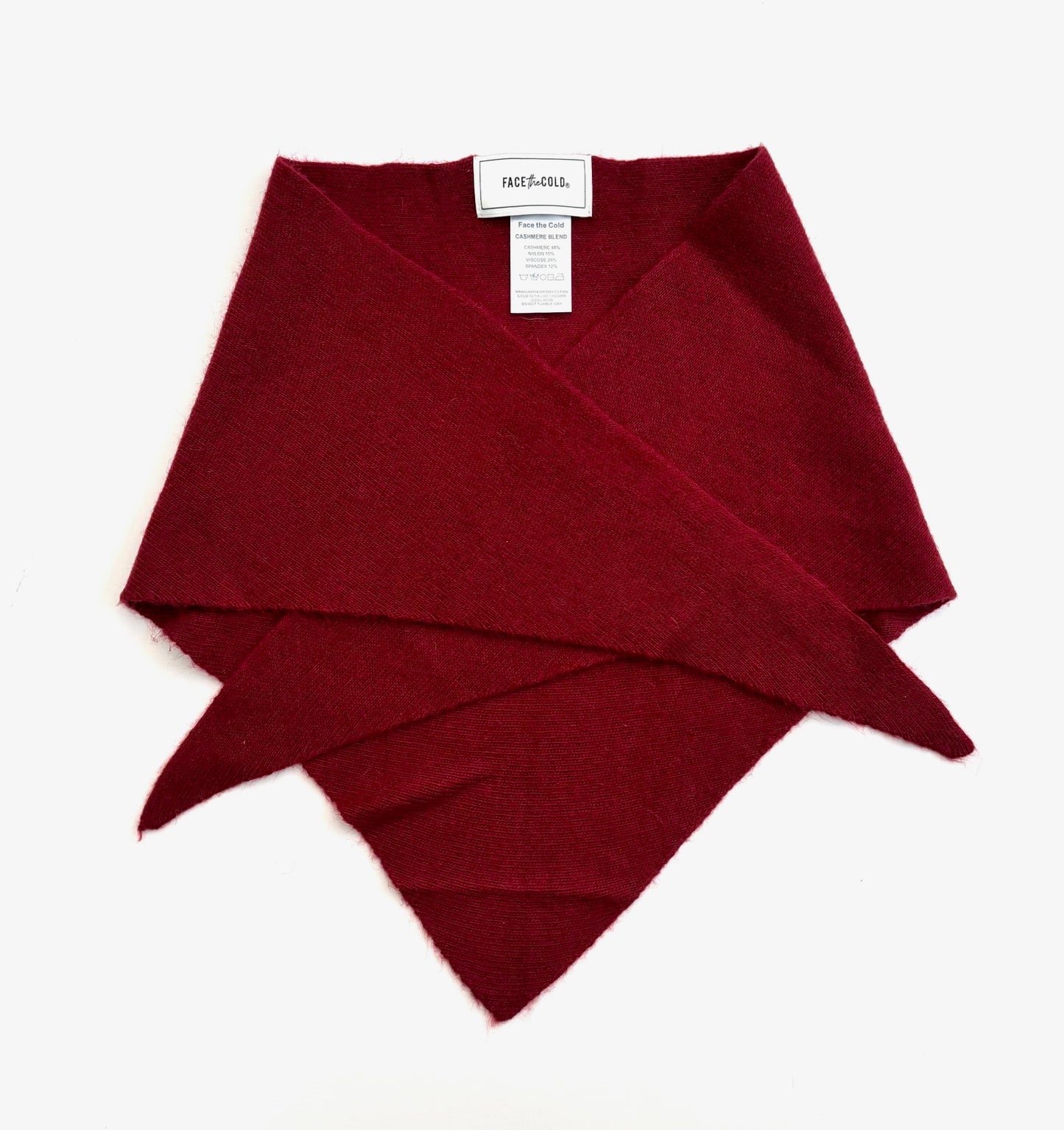 Cashmere blend triangle scarf NEW