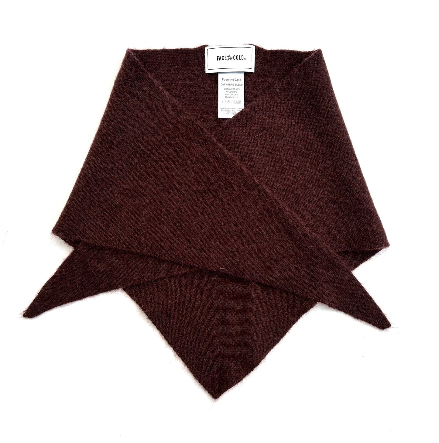 Cashmere blend triangle scarf NEW