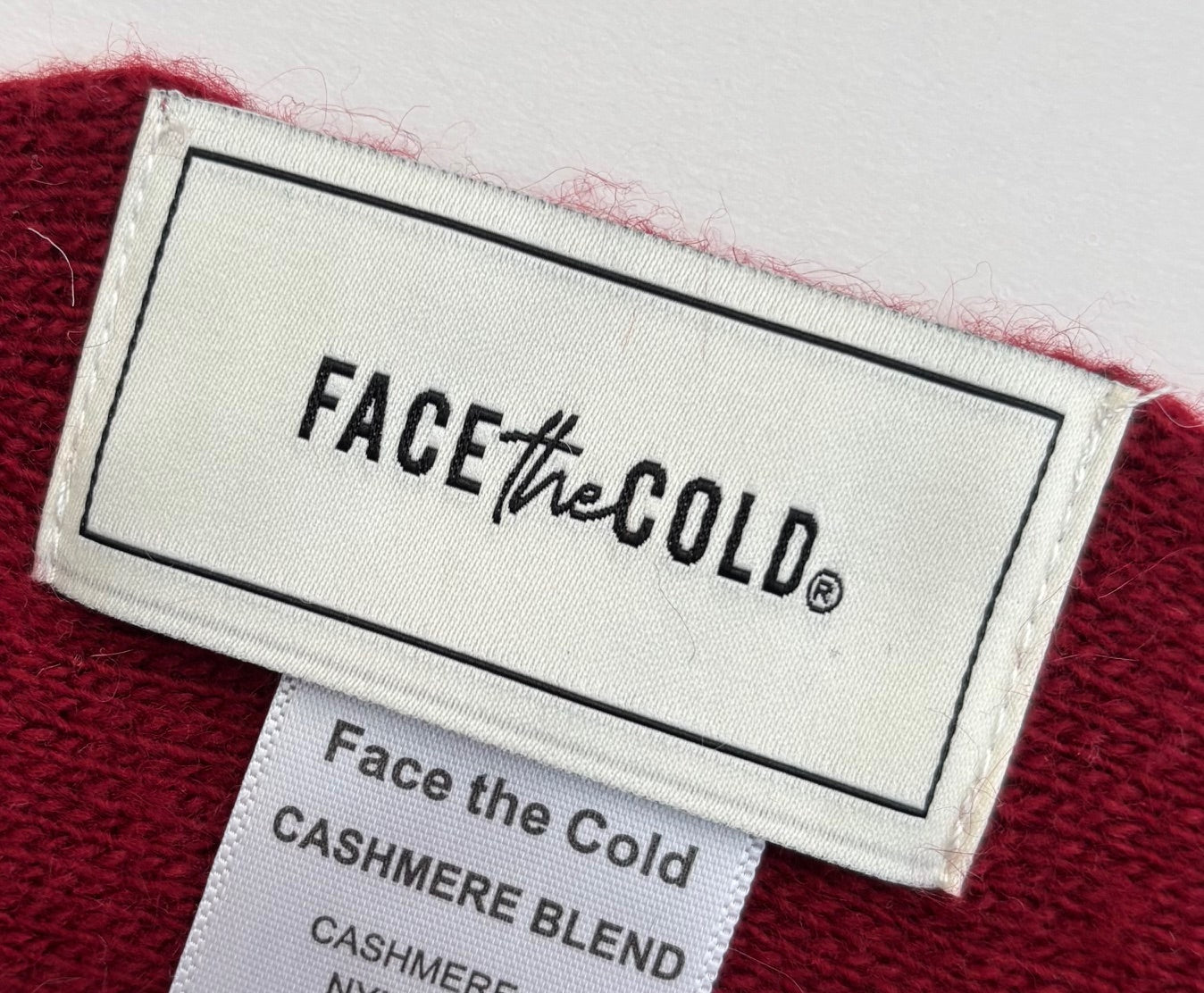 Cashmere blend triangle scarf NEW