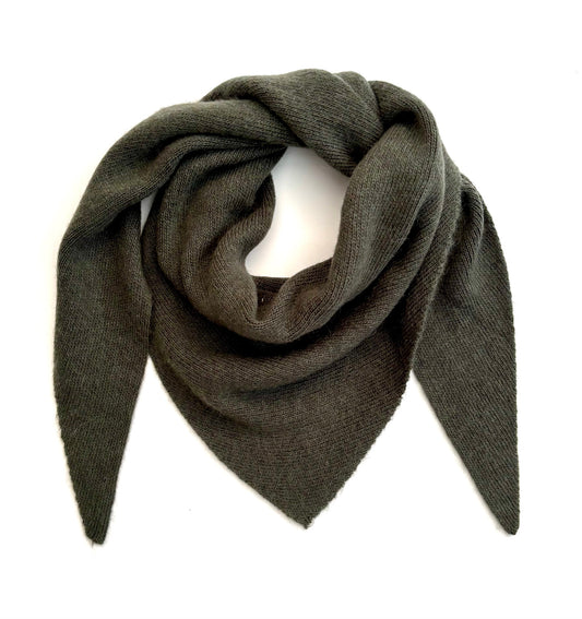 Cashmere blend triangle scarf NEW